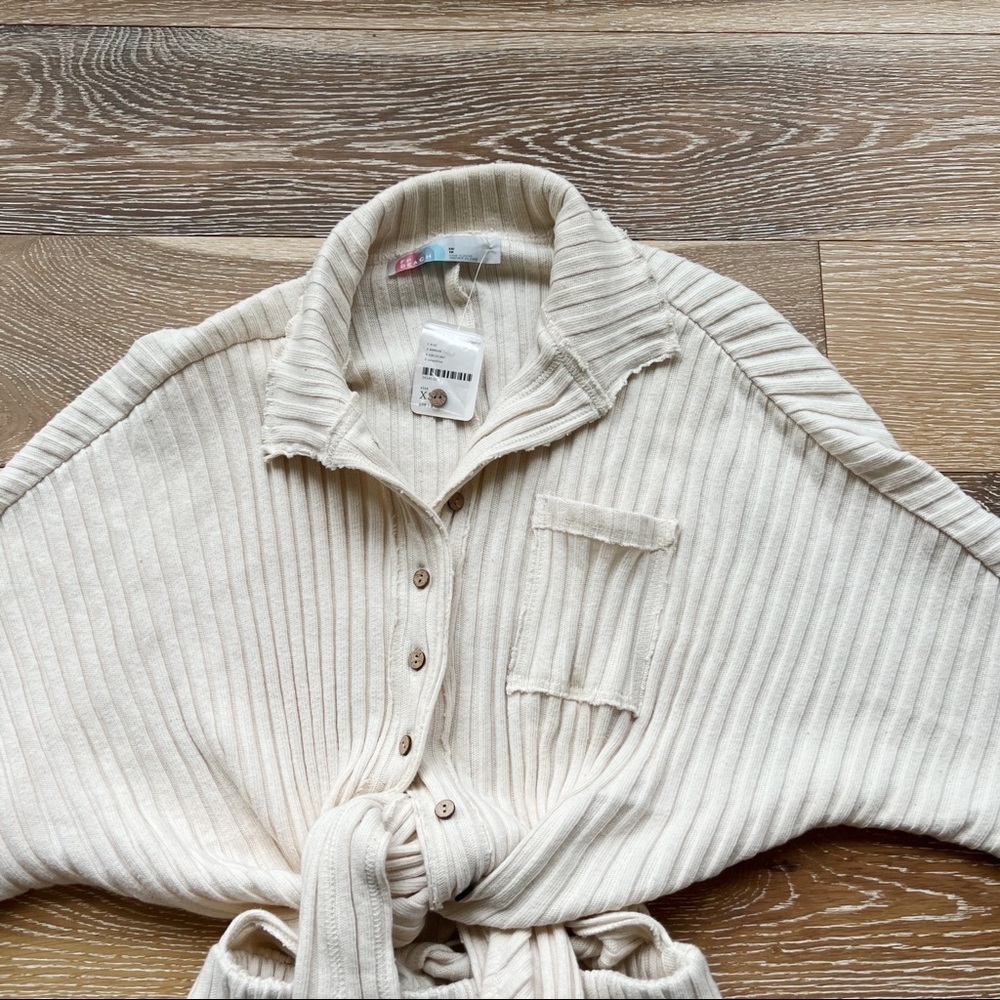 Free People All Mine One-Piece Natural Cream XSmall NWT - Picture 3 of 8